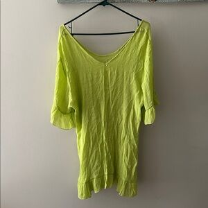 Ekouaer Vibrant Green Bathing Suit Cover up